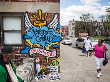 Mural en Baltimore recordando a Freddie Gray Mural en Baltimore recordando a Freddie Gray