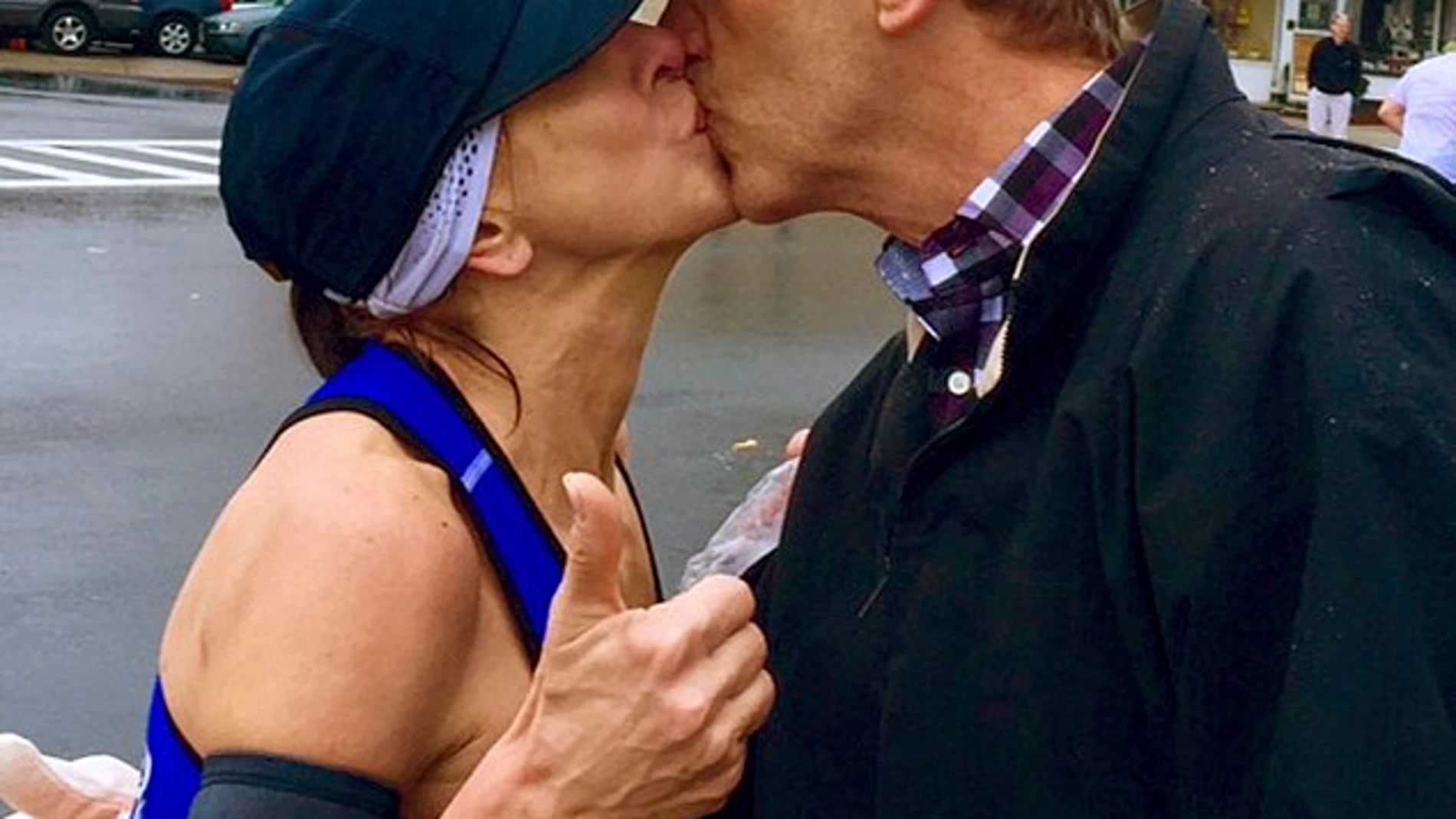 Beso Maratón de Boston