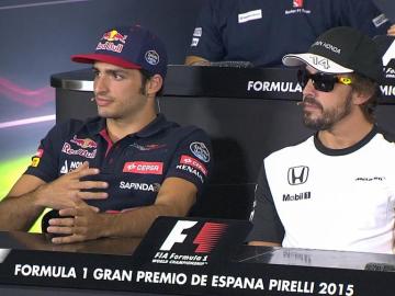 Sainz Jr, junto a Fernando Alonso