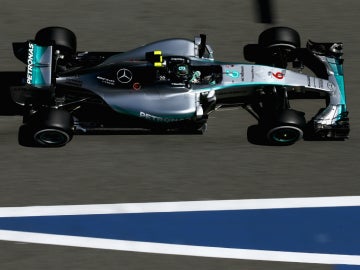 Rosberg, visto desde arriba