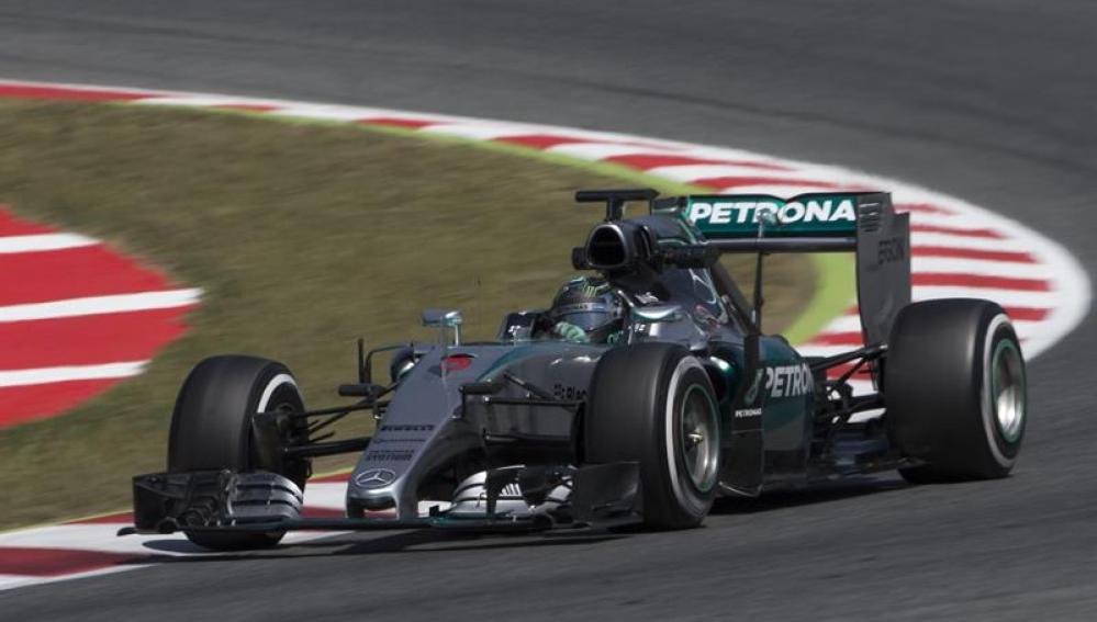 Nico Rosberg, durante la sesión de entrenamientos