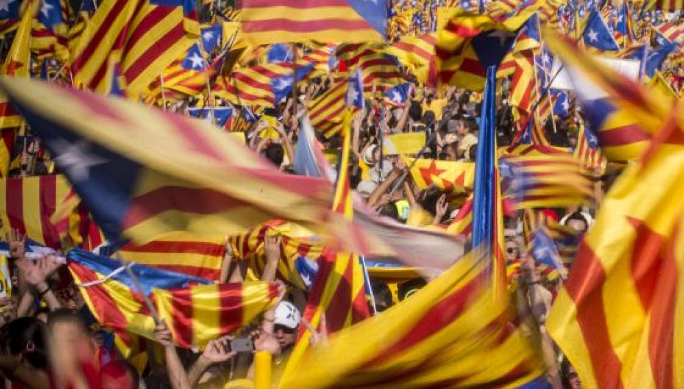 Esteladas en Cataluña