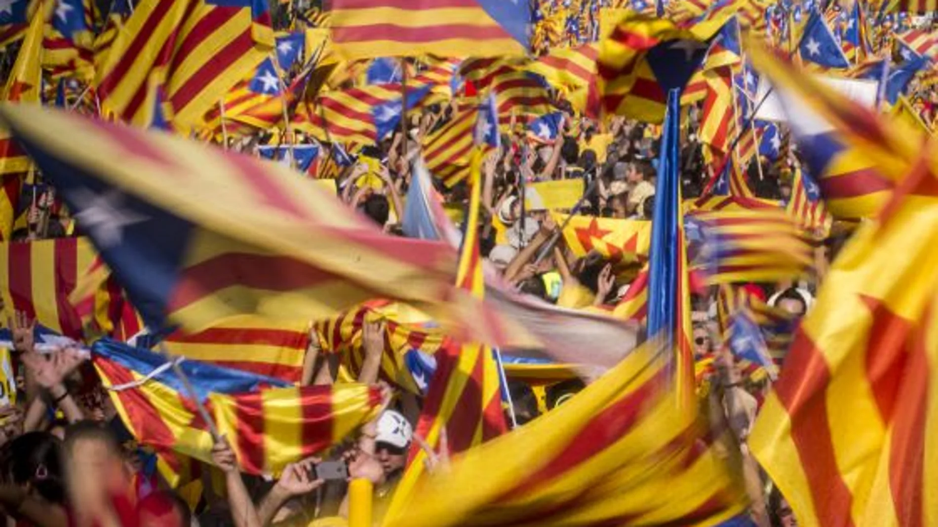 Esteladas en Cataluña Esteladas en Cataluña