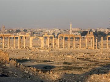 La ciudad de Palmira en Siria