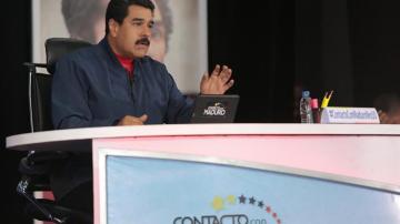 Nicolás Maduro, en su programa de televisión