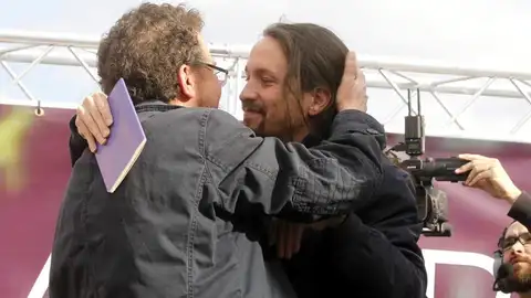 Pablo Iglesias y su padre, Javier Iglesias Pablo Iglesias y su padre, Javier Iglesias