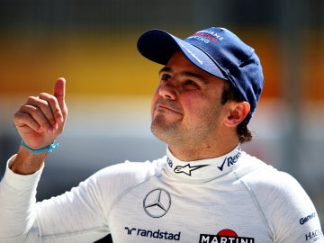 Felipe Massa, sonriente