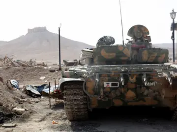 Los yihadistas del Estado Islámico irrumpen en el Museo de Palmira en Siria Los yihadistas del Estado Islámico irrumpen en el Museo de Palmira en Siria