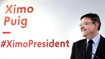 Ximo Puig, candidato a la presidencia  de la Generalitat Valenciana