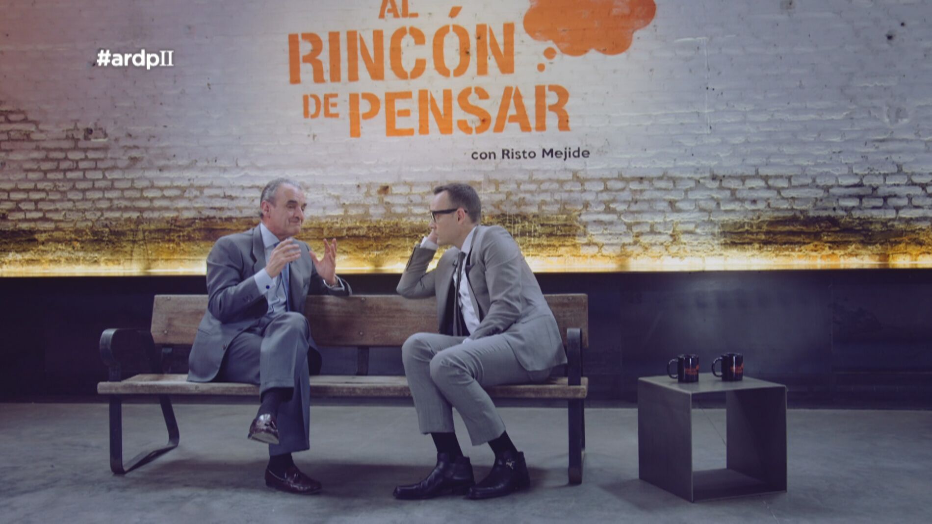 Risto y Mario Conde en 'Al rinc&oacute;n de pensar'