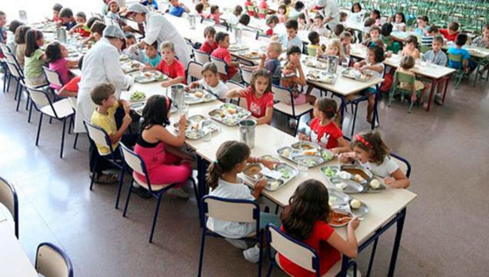 El comedor de un colegio