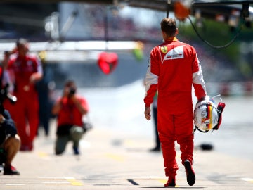 Vettel, tras caer en la Q1 de Montreal