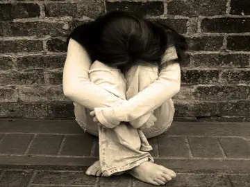 Una mujer triste Una mujer triste