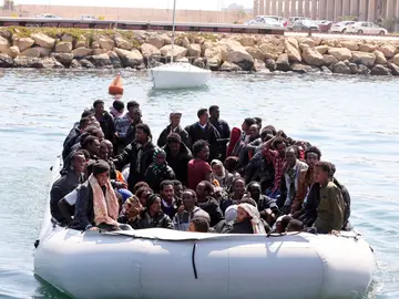 Rescatados más de 2.000 inmigrantes en aguas del Mediterráneo Rescatados más de 2.000 inmigrantes en aguas del Mediterráneo