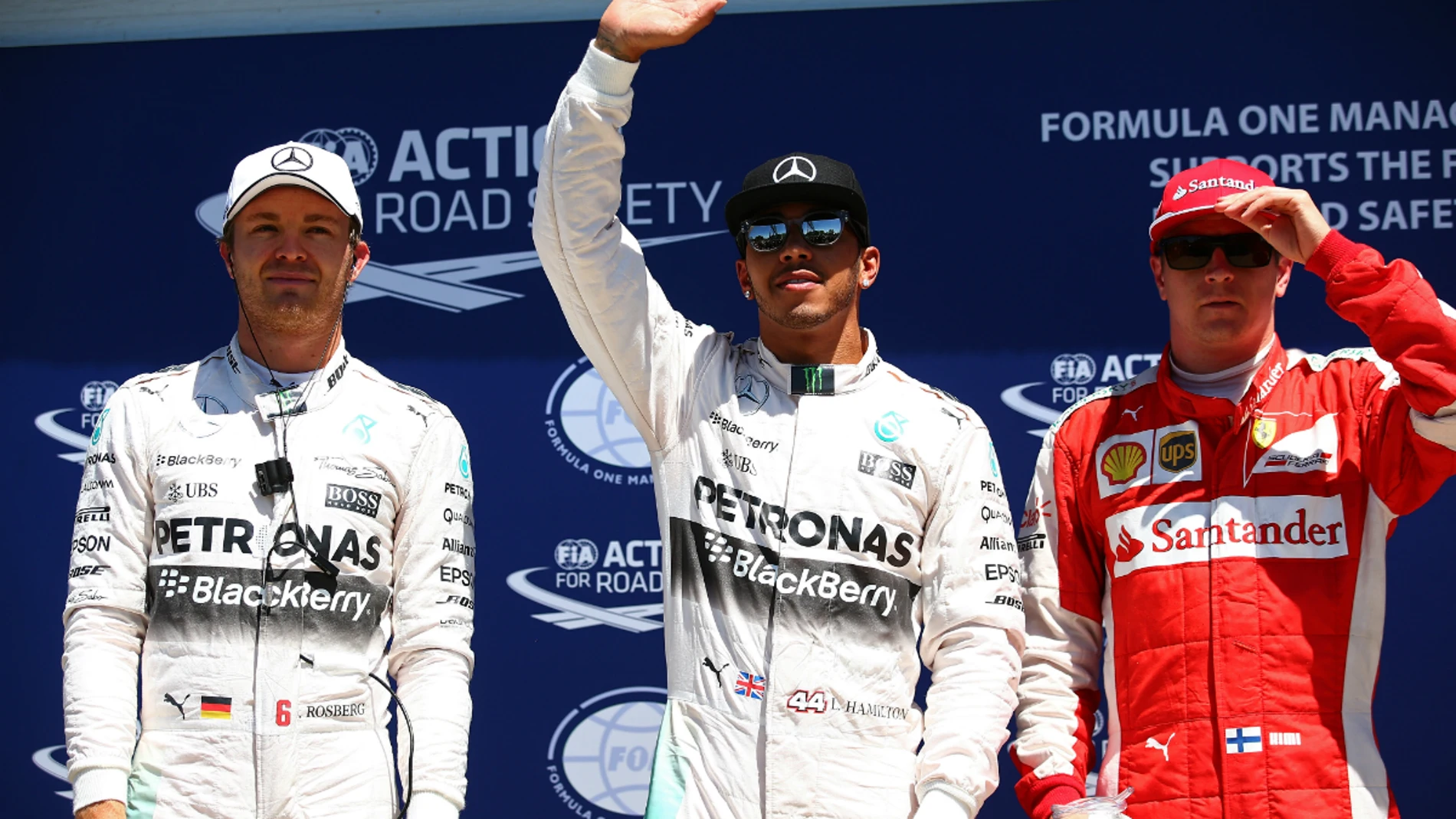 Hamilton, Rosberg y Raikkonen, los más rápidos de Q3