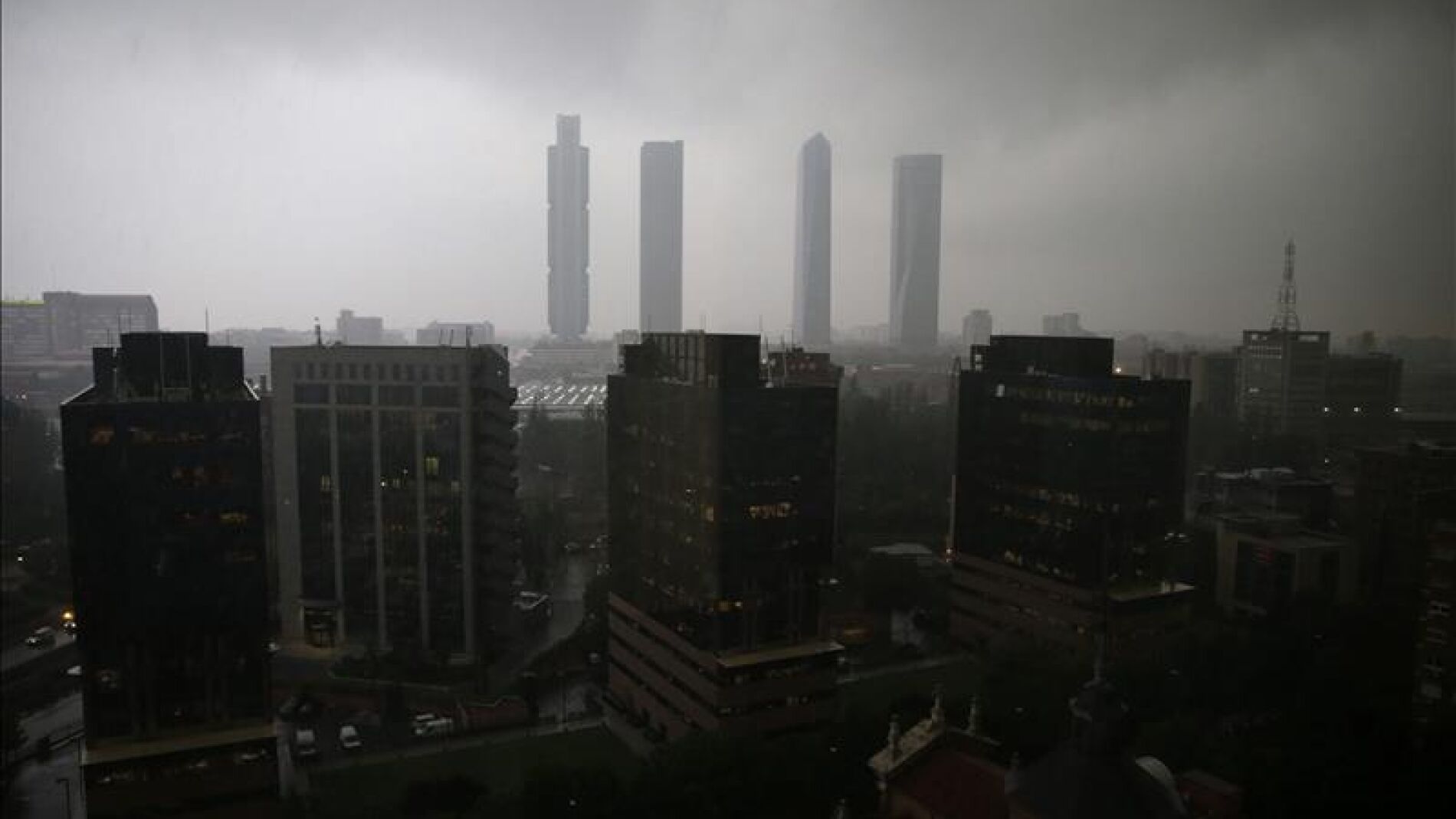 Lluvias en Madrid