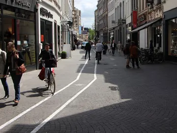 Una calle de Amberes Una calle de Amberes