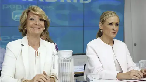 Esperanza Aguirre y Cristina Cifuentes Esperanza Aguirre y Cristina Cifuentes