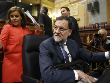 Mariano Rajoy, en el Congreso de los Diputados