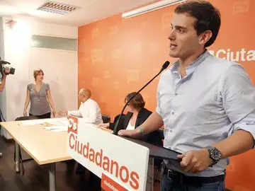 Albert Rivera, durante su intervencion en el consejo general de Ciudadanos Albert Rivera, durante su intervencion en el consejo general de Ciudadanos