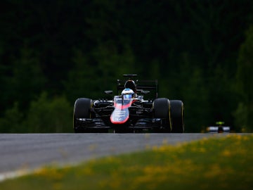 Alonso, con el McLaren-Honda en Spielberg