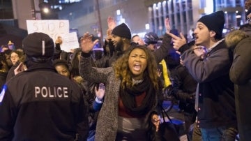 Manifestación en EEUU contra los abusos policiales