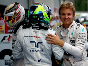 Massa, Rosberg y Hamilton, triunfadores en Austria