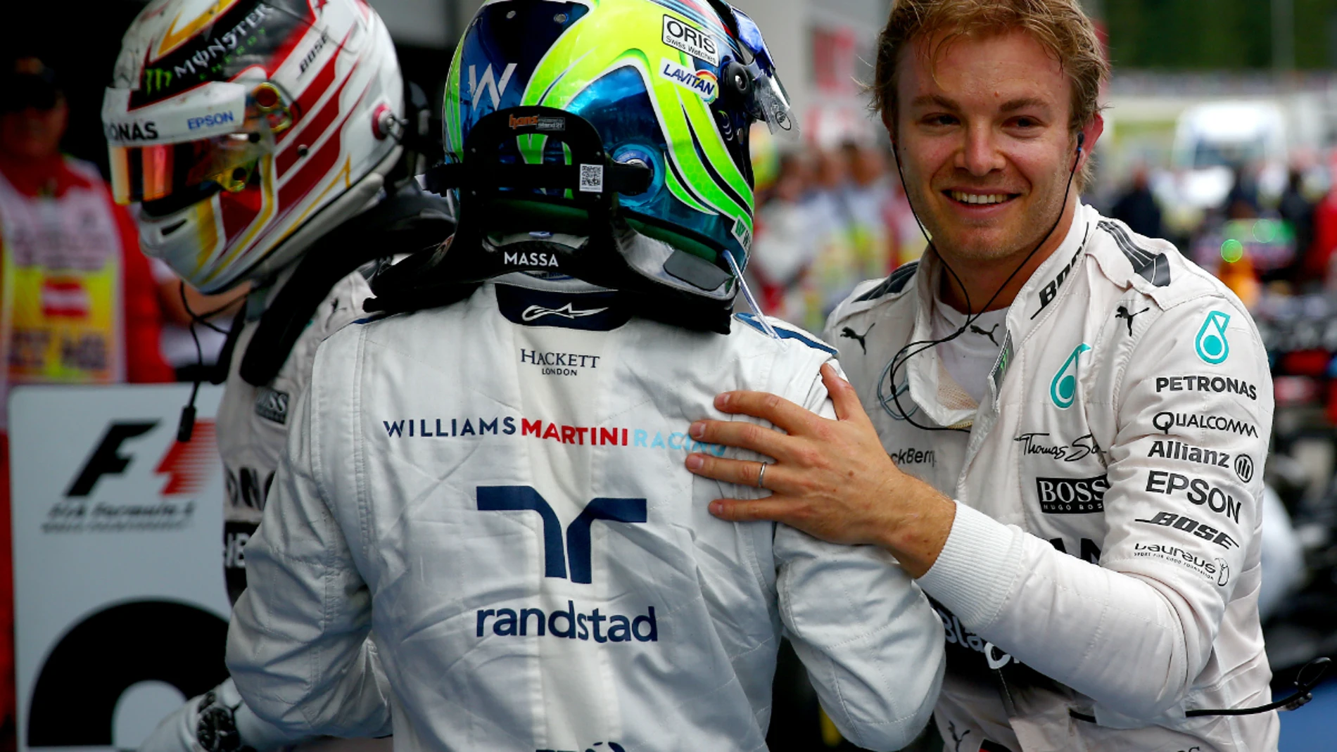 Massa, Rosberg y Hamilton, triunfadores en Austria