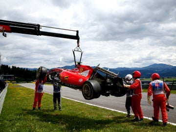 El Ferrari, 'volando'