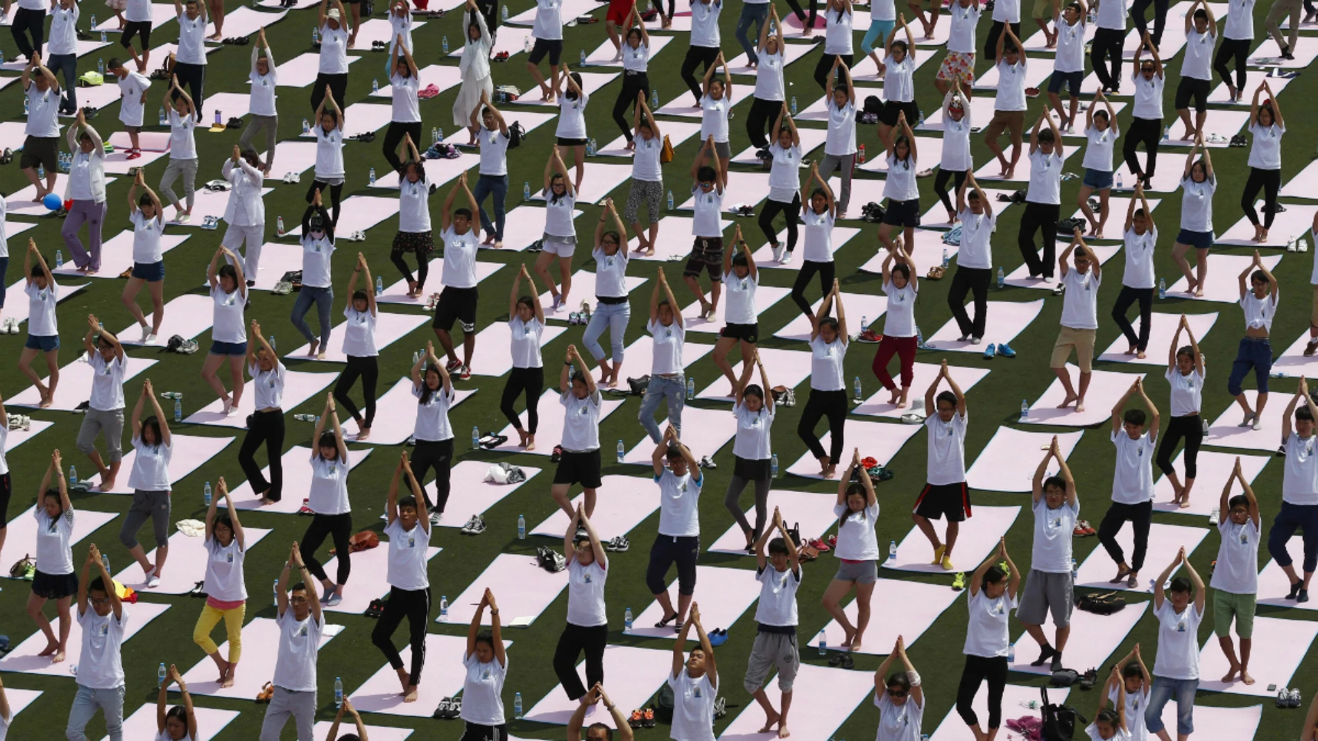 Día internacional del yoga en la India (21-06-2015) Día internacional del yoga en la India (21-06-2015)
