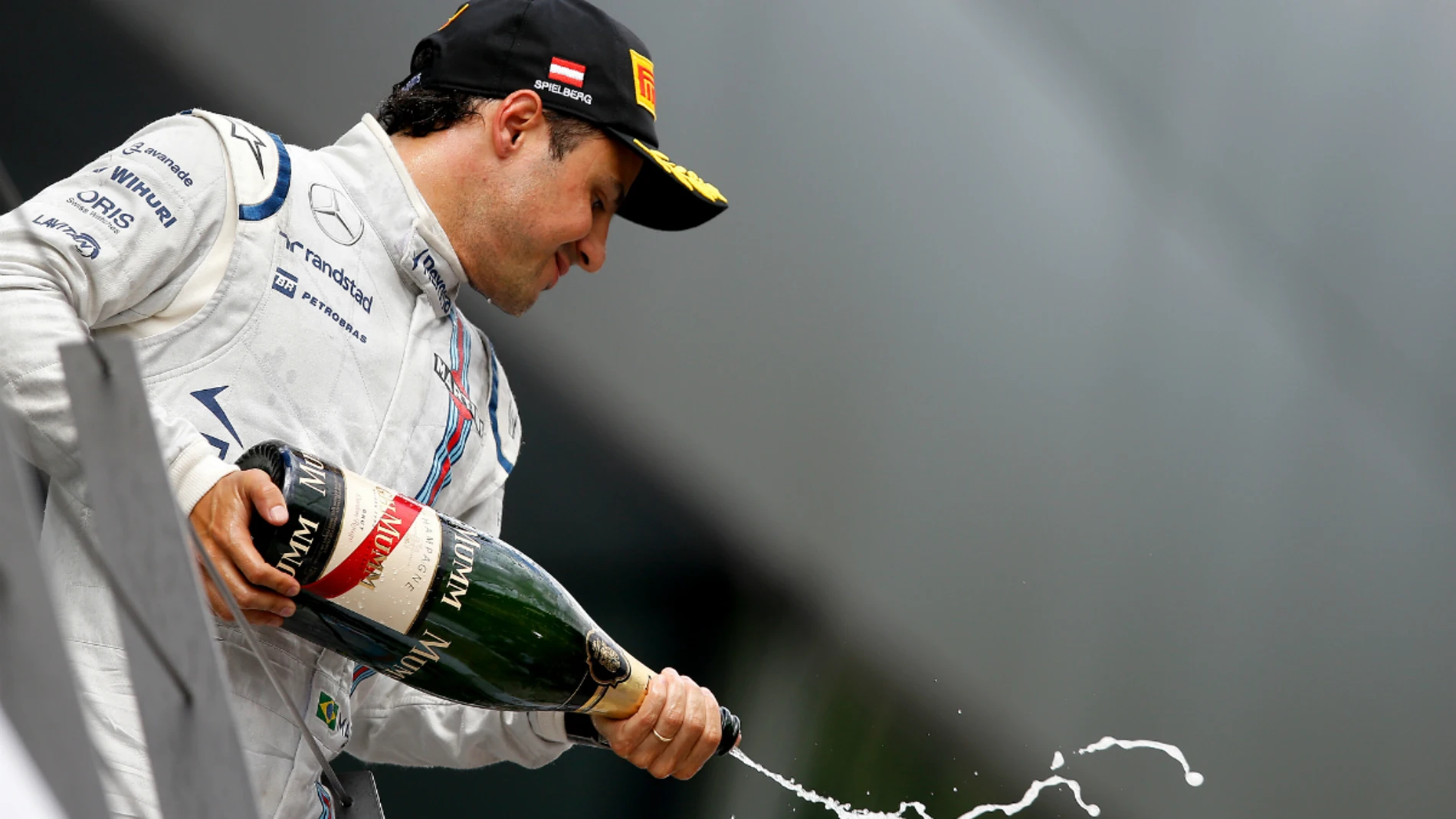 Massa, en el podio de Austria