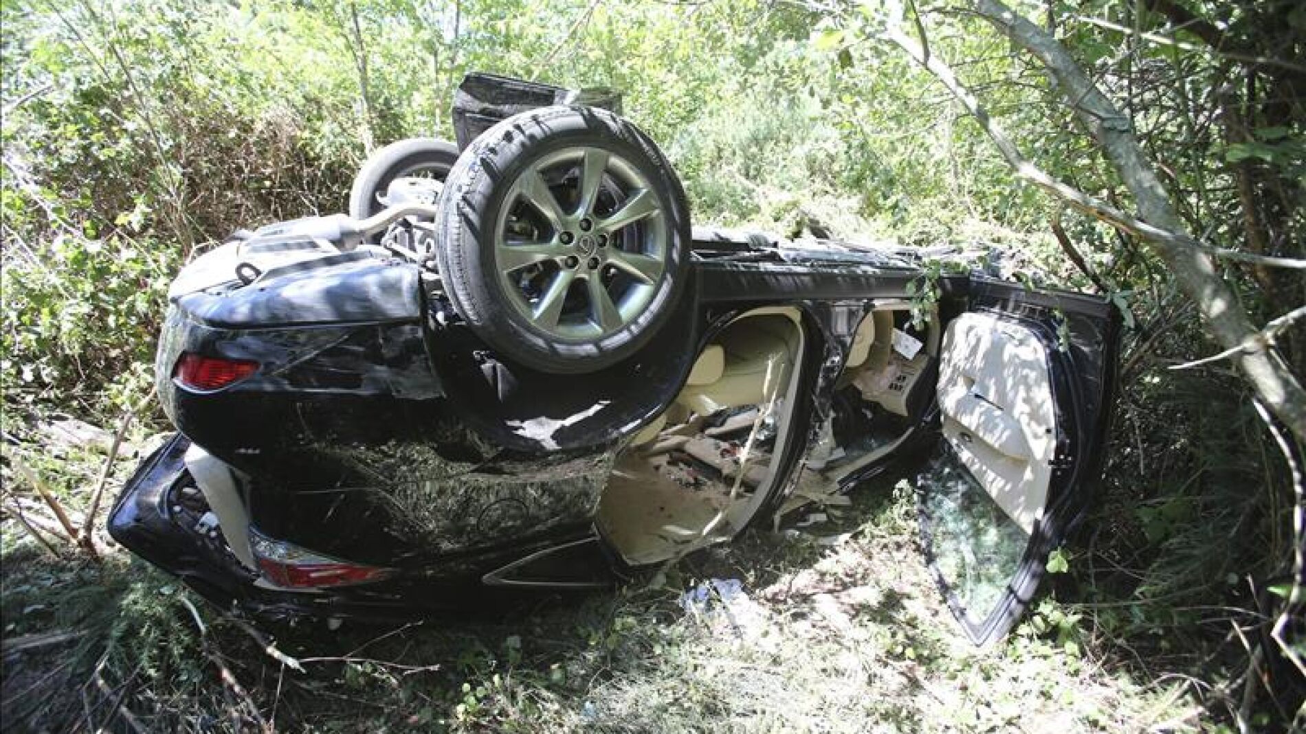 Accidente de tr&aacute;fico en Pontevedra en el que muri&oacute; una persona