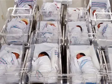 Bebés recién nacidos en el hospital Bebés recién nacidos en el hospital