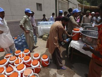 Ola de calor en Pakistán