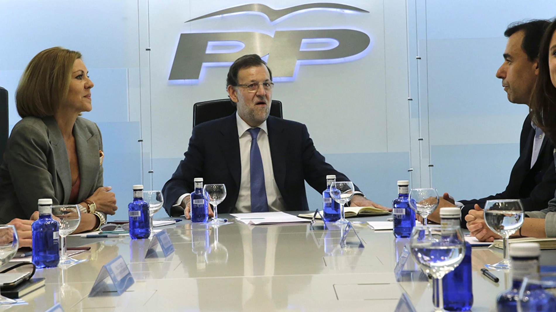 Mariano Rajoy preside la primera reunión de la nueva cúpula del partido Mariano Rajoy preside la primera reunión de la nueva cúpula del partido