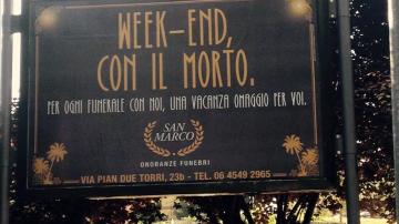 Una funeraria italiana regala una noche de hotel por cada servicio contratado