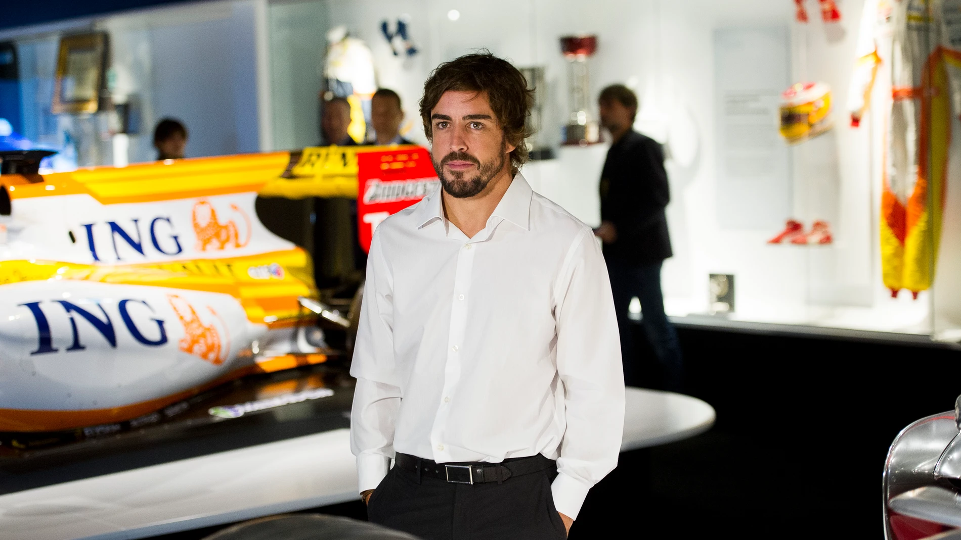 Fernando Alonso en su circuito-museo