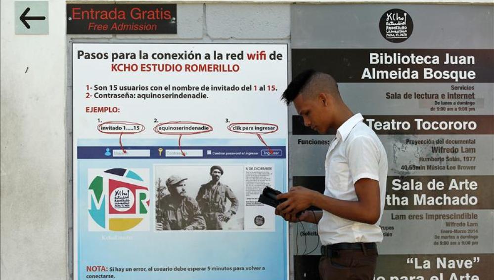 Cuba es uno d elos países con menor conectividad del mundo.