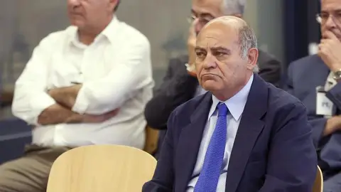 Díaz Ferrán, durante el juicio que se celebra en la Audiencia Nacional por el vaciamiento patrimonial de Marsans Díaz Ferrán, durante el juicio que se celebra en la Audiencia Nacional por el vaciamiento patrimonial de Marsans
