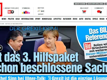 Consulta en el diario Bild Consulta en el diario Bild