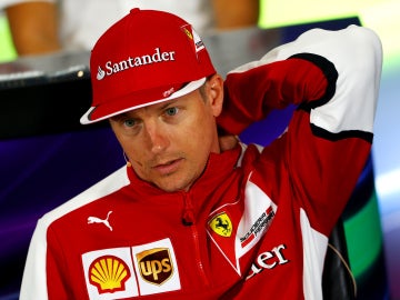 Raikkonen en rueda de prensa