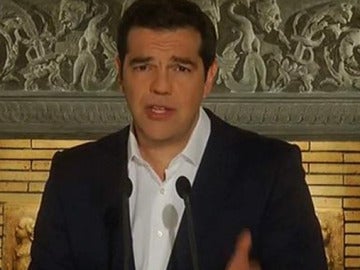 Tsipras, en su comparecencia