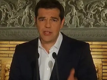 Tsipras, en su comparecencia Tsipras, en su comparecencia