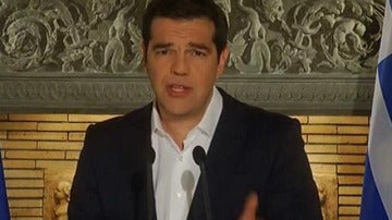 Tsipras, en su comparecencia