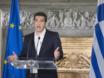 Tsipras comparece tras el 'no' del referéndum Tsipras comparece tras el 'no' del referéndum