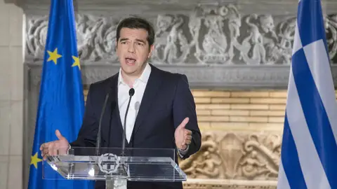 Tsipras comparece tras el 'no' del referéndum Tsipras comparece tras el 'no' del referéndum
