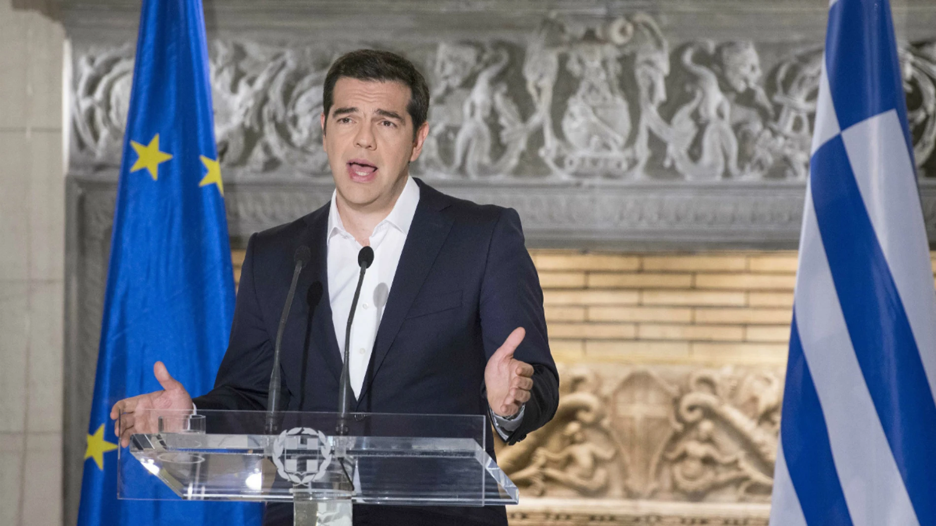 Tsipras comparece tras el 'no' del referéndum Tsipras comparece tras el 'no' del referéndum