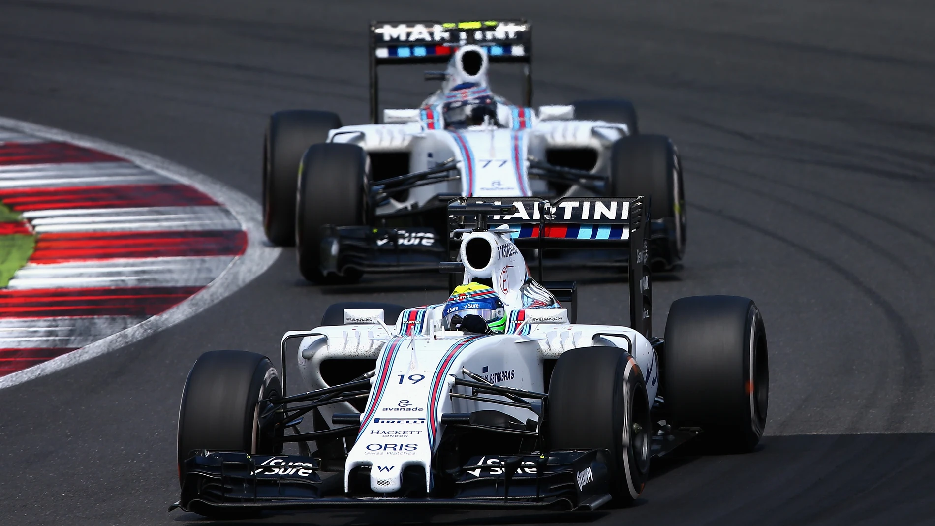 Bottas persigue a Massa en Silverstone