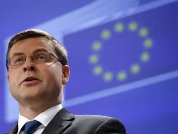 Valdis Dombrovskis, vicepresidente de la Comisión Europea para el Euro Valdis Dombrovskis, vicepresidente de la Comisión Europea para el Euro