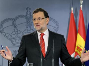 Mariano Rajoy comparece en rueda de prensa.